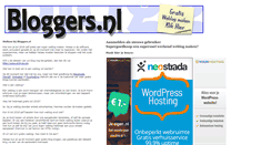 Desktop Screenshot of bloggers.nl